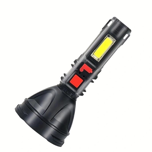  Outdoor Portable Torch LED Flashlight Super Bright Long-Range USB Rechargeable Small Xenon Lamp Tactical Light Household Lantern