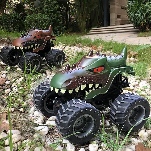  Simulation 2.4G Remote Control Electric Dinosaur Climbing Off road Vehicle Big Foot Children's Toy