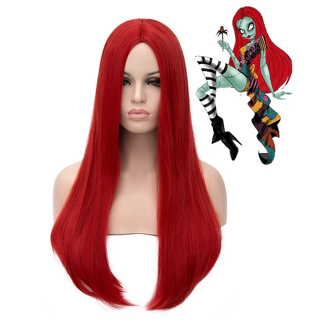  Sally Wig - The Nightmare Before Christmas Cosplay Party Wigs Halloween Wigs