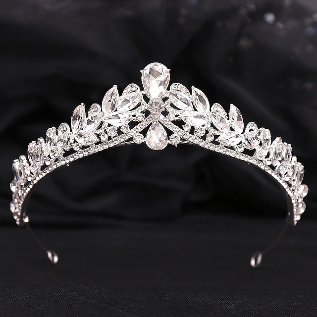 Crown Tiaras Headbands Headpiece Rhinestone Alloy Wedding Cocktail Luxury Elegant With Crystals Headpiece Headwear 10
