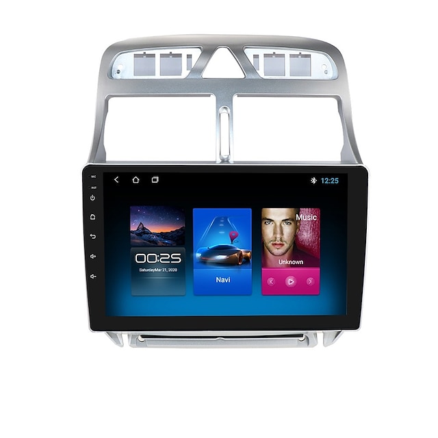  GPS-navigeringsspelare för Peugeot 307 2002-2013 bilradio multimedia stereo wifi video 2din stöder bilspel