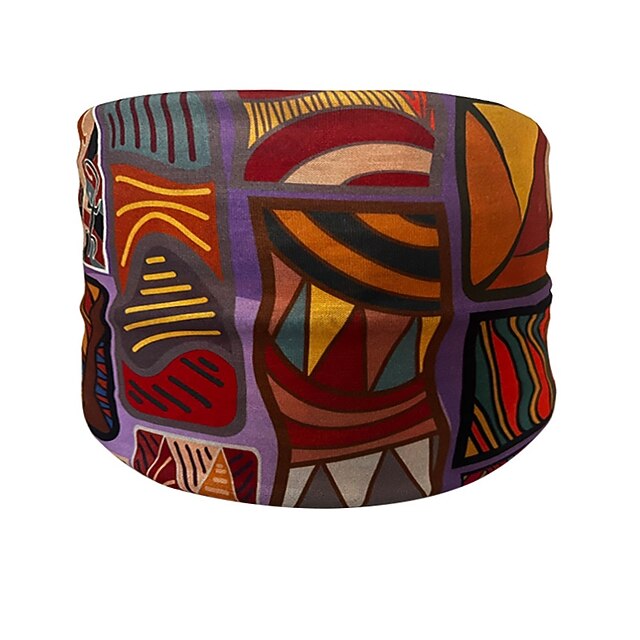 White Printed Headband