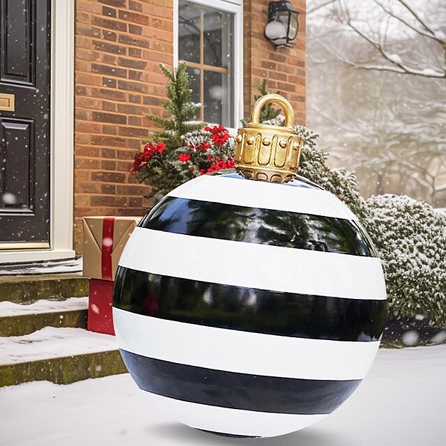 Christmas Outdoor Inflatable Decorated Ball 60cm(23.6Inch) Christmas ...