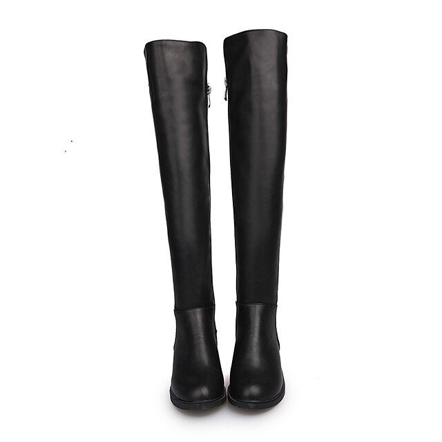 Women's Boots Motorcycle Boots Plus Size Sexy Boots Outdoor Daily Solid ...