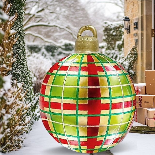 Christmas Outdoor Inflatable Decorated Ball 60cm(23.6Inch) Christmas ...