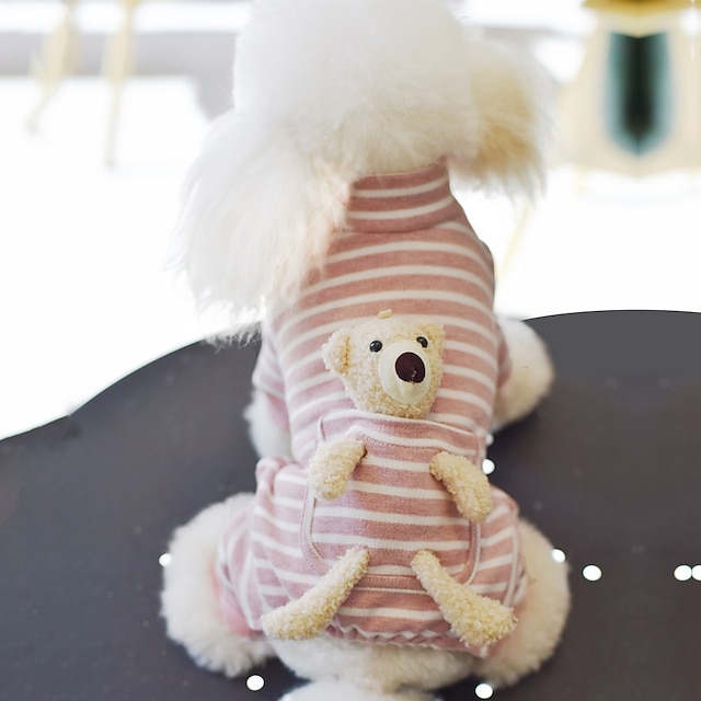  Hunder Katter Kjeledresser Mote søt stil Vinter Pustende Myk Vaskbar Bekvem utendørs Fritid / hverdag Hundeklær for Bichon Frisé Pommeran ungt kjæledyr Sommerfugl Small