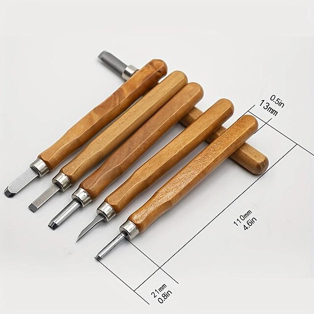 6/10/12pcs Wood Carving Set Wood Carving Tools Sculpting Kit Hand Wood ...