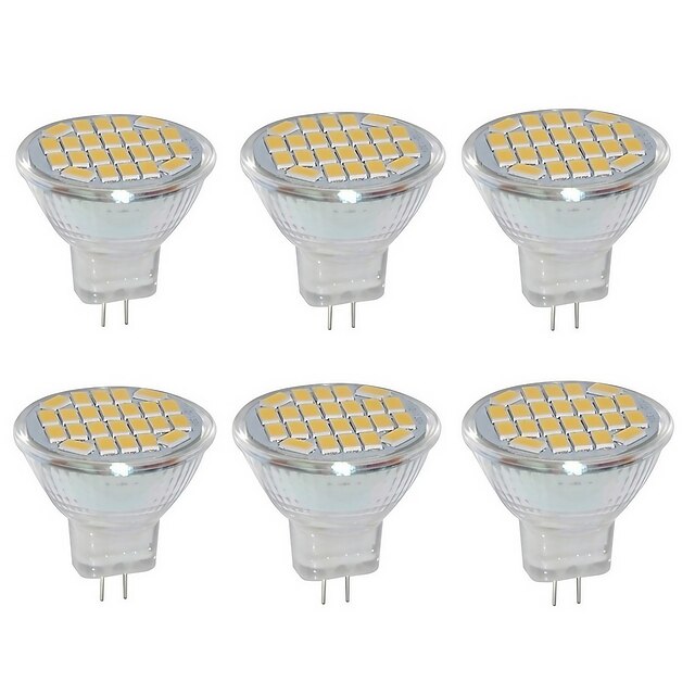  10 قطع 6 قطع mr11 3 واط أدى ضوء الكشاف 250-300 lm 24 الخرز أدى smd 5730 ac/dc 12-24 فولت