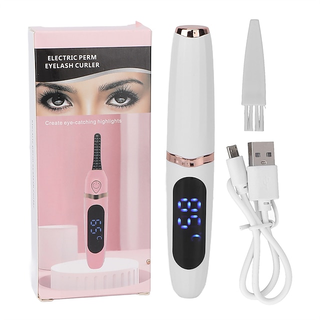  elektrisk øjenvippebukker genopladelig opvarmning bærbar øjenvippebukker langtidsholdbar øjenvippebukkerværktøj