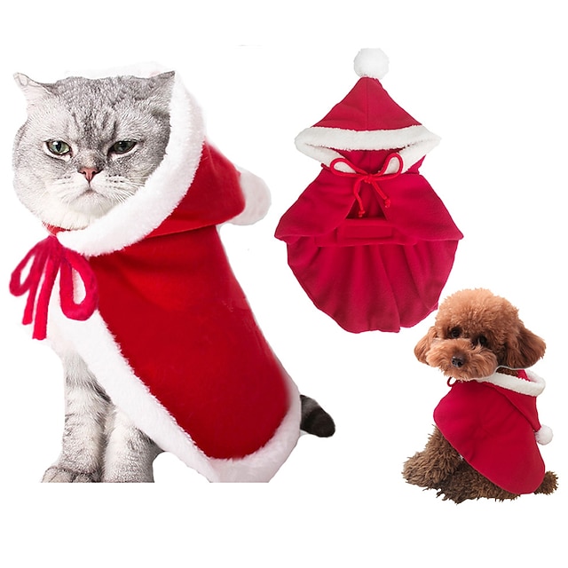  Koirat Kissat Hameet Muoti söpö tyyli Talvi Lämmin Pehmeä Pestävä Mukava Joulu ulko- Rento / arki Festivaali Bichon Frise Villakoira Pomeranian Pienelle lemmikille papillon