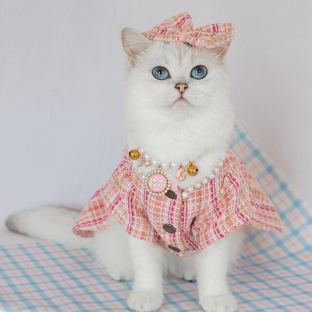  Koirat Kissat Hameet Muoti söpö tyyli Talvi Pehmeä Pestävä Mukava ulko- Juhla Koiran vaatteet for Bichon Frise Villakoira Pomeranian Pienelle lemmikille papillon