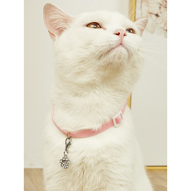  1 pet alliage diamant carte d'identité chien griffe pendentif collier pour animaux de compagnie pendentif chat et chien carte d'identité collier pendentif fournitures pour animaux de compagnie