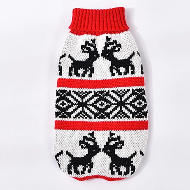  Prodotti per cani Prodotti per gatti Maglioni Maglione Di tendenza stile sveglio Inverno Caldo Morbido Lavabile Comodo Natale Esterno Casual / quotidiano Festival Bichon Frise Barboncino Pomeriana