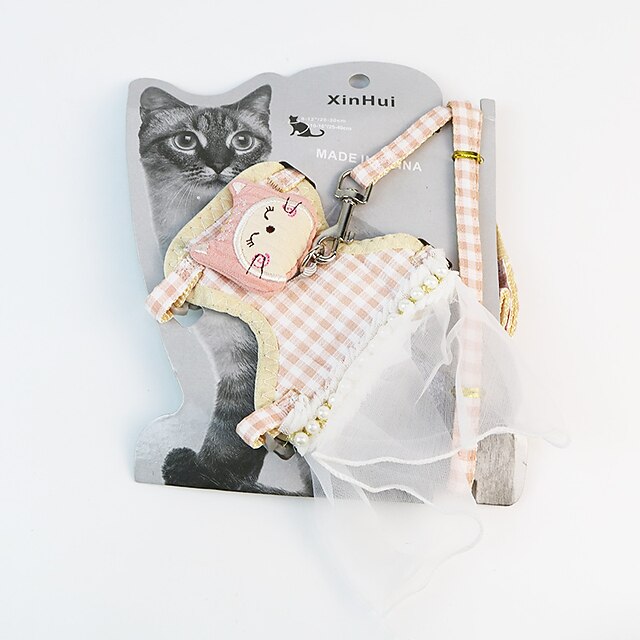  Dog leash Cute Puppy Teddy Chest Strap Cat Going for a Walk Cat Rope Cat Chain Dog Chain