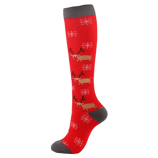 Santa Claus Reindeer Christmas Socks Unisex Cute Christmas Christmas