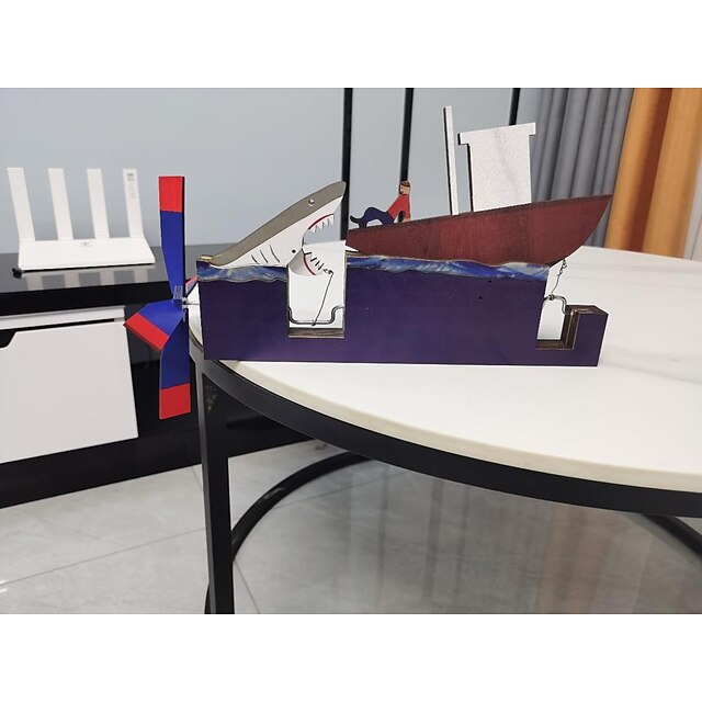 Jaws Whirligig Spinner,Shark Windmill Outdoor Garden Spinner Fun Garden Decor Wind Vane 2024