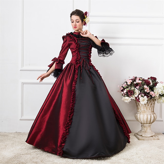 Wonder Woman Costume BOXIACEY Victorian Dress For Women 1800s
