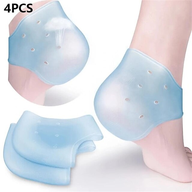 4pcs/set Heel Cups Gel Protectors, Support For Achilles Tendonitis Bone