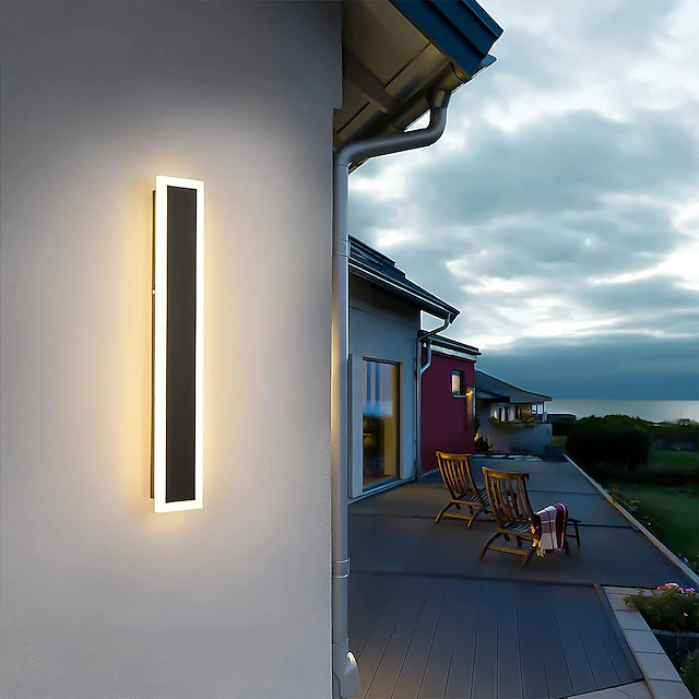 Outdoor Matte LED Modern Outdoor Wall Lights Indoor Wall Lights Living ...