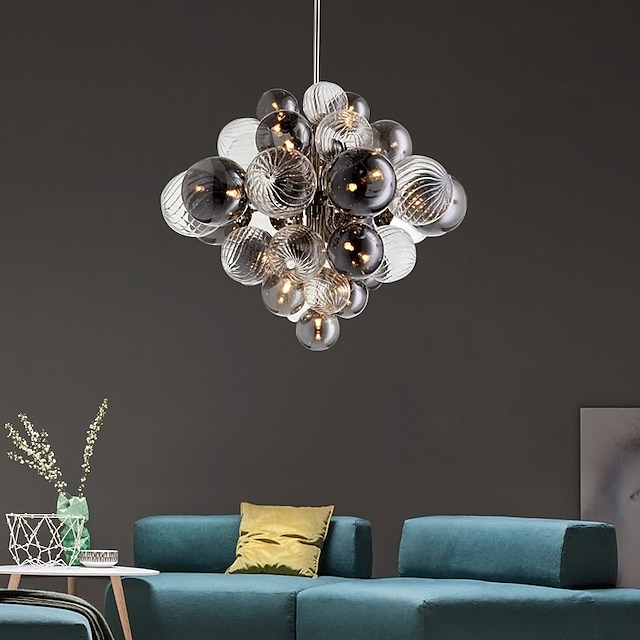  9-Light 60 cm Tompítható Mennyezeti világítás Fém Mértani Festett felületek Modern 110-240 V