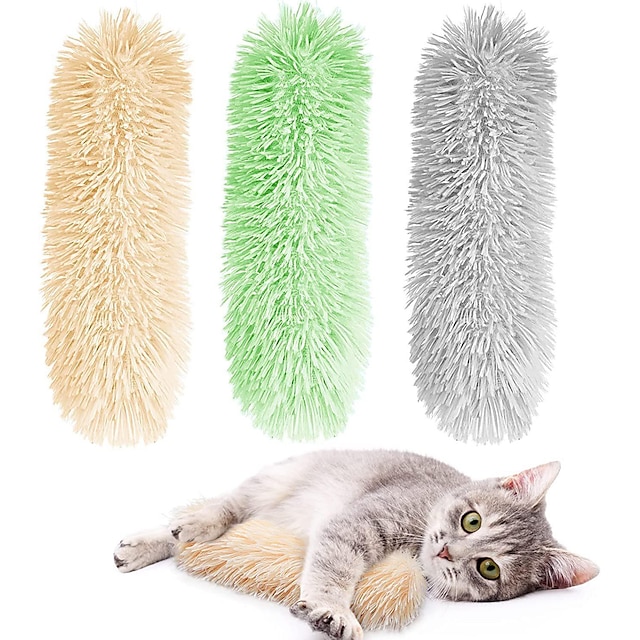  kissan lelu pehmo tyyny lemmikkinauha tyyny kissan minttu tarrapaperilla 3 värin pakkaus