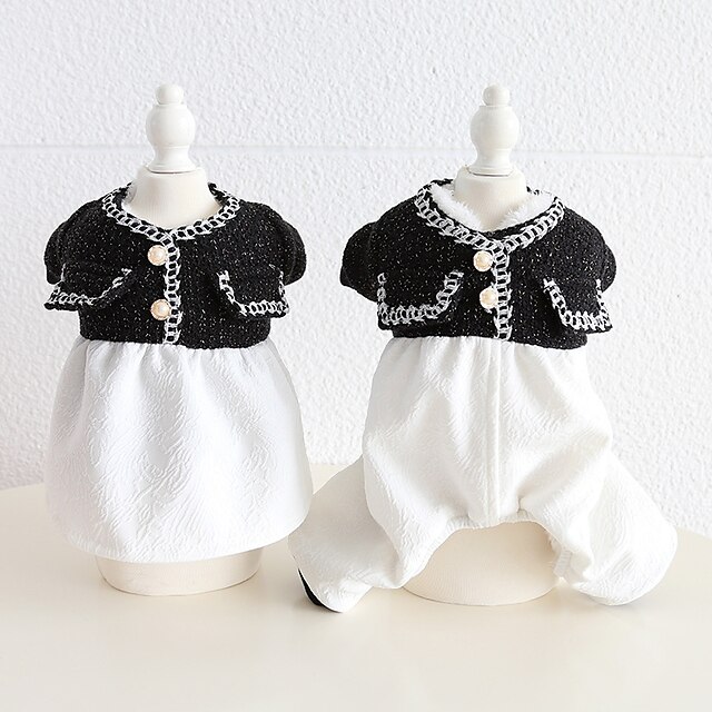  Cane Gatto Tuta Vestito Moda Carino Inverno Morbido Lavabile Confortevole All'aperto Casual Quotidiano Abbigliamento per Cani for Bichon Frisé Barboncino Volpino di Pomerania Cucciolo Papillon