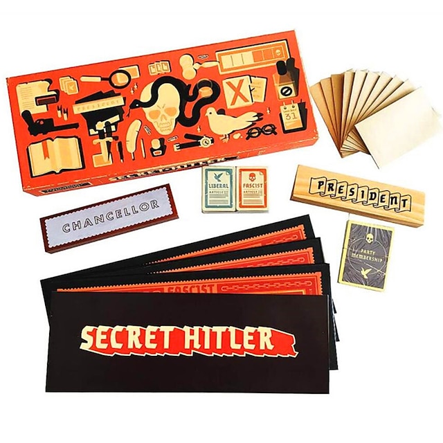  SECRET HITLER Reveals Hitler English Edition Puzzle Game Card
