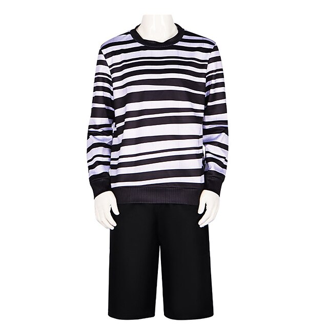 Gothic Horror Pugsley Dark Academia Pants T-shirt Cosplay Costume Movie Cosplay for Men's Adults' Carnival Children's Day Masquerade4