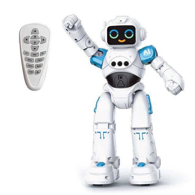  R28 روبوت ذكي للحوار الصوتي وبرمجة التعبيرات التي تعمل باللمس والرقص والإيماءات الاستشعار عن بعد لعبة متعددة الوظائف