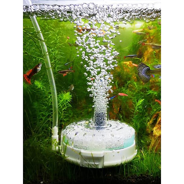  Aquarium Aquarium Filtre Filtre de réservoir de poisson Aspirateur Lavable Réutilisable Facile à Installer Plastique 1 pc 110-220 V