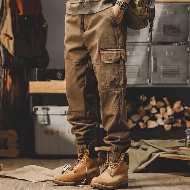 Pantalon De Jogging Homme En Polaire - Chaud, Confortable, Taille Élastique Avec Cordon
