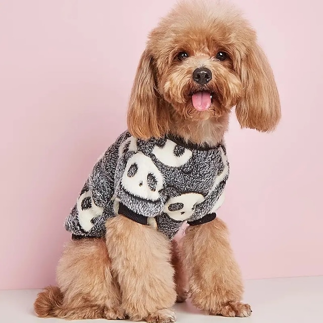  Dog Cat Pajamas Cute Casual Winter Warm Breathable Soft Washable Comfortable Outdoor Casual Daily Dog Clothing for Bichon Frise Pomeranian Baby Pet Papillon Small