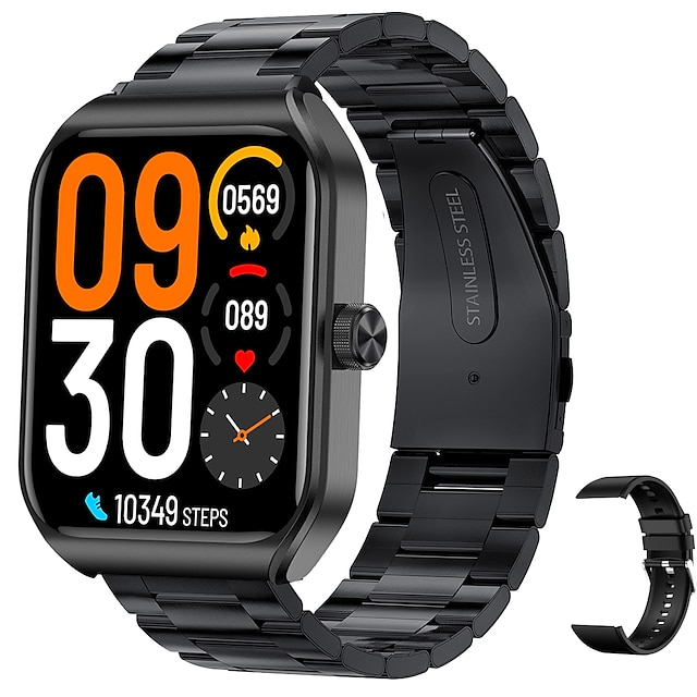  iMosi T56 Chytré hodinky 1.91 inch Inteligentní hodinky Bluetooth Krokoměr Záznamník hovorů Sledování aktivity Kompatibilní s Android iOS Dámské Muži Hands free hovory Voděodolné Média kontrola IP68