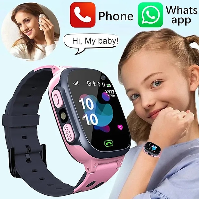  Детские часы для звонков, детские умные часы, детские водонепроницаемые умные часы, часы с SIM-картой, трекер местоположения, детские часы