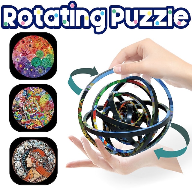  Tiktok gleiches rotierendes Puzzle Puzzle Puzzle Puzzle Dekompression 3D-Flip-Puzzle-Spielzeug
