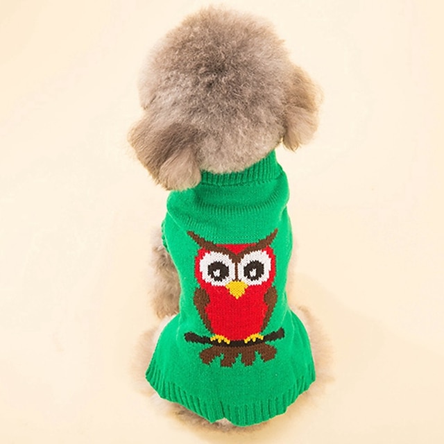  Koirat Kissat Neulepaidat Jumpperi Juhla Sarjakuva Talvi Hengittävä Pehmeä Pestävä Mukava ulko- Rento / arki Koiran vaatteet for Bichon Frise Pomeranian Pienelle lemmikille papillon Small