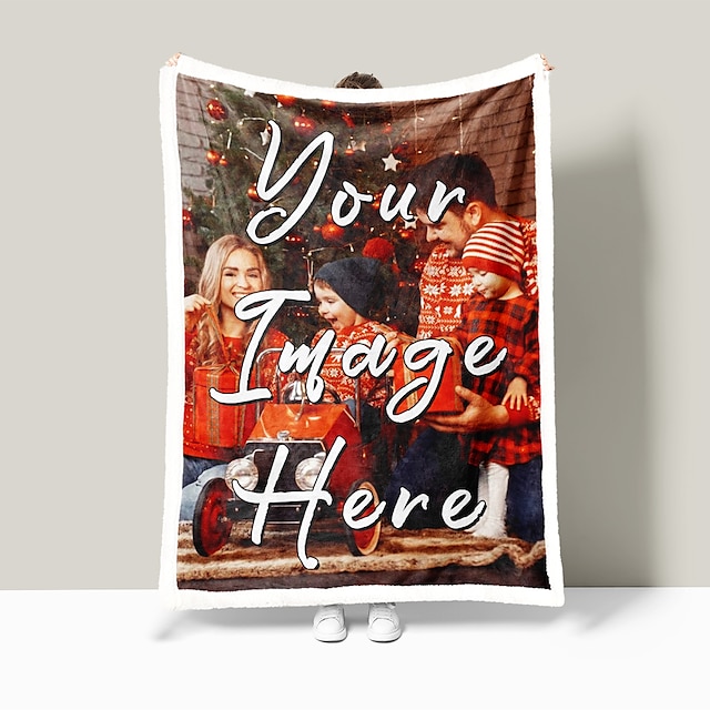  Benutzerdefinierte Sherpa-Decken mit Fotos, personalisierte Geschenke für Paare, Decke mit individuellem Bild, „Ich liebe dich“-Geschenke, Geburtstagsgeschenk für Ehefrau, Ehemann, Freundin, Freund
