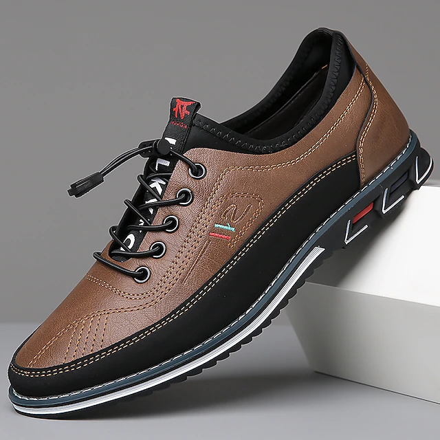 Men s Brown Casual Sneakers With Lace Up Design Comfortable Non Slip men-s-brown-casual-sneakers-with-lace-up-design-comfortable-non-slip