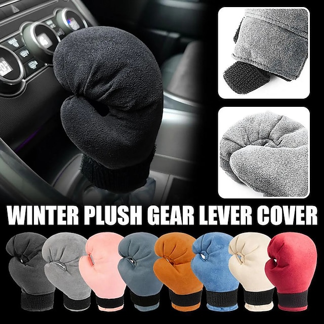  Car Boxing Glove Shift Knob Cover Car Shifter Stick Protector Decoration Fits Manual and Automatic Cars Boxing Shift Gear Cover