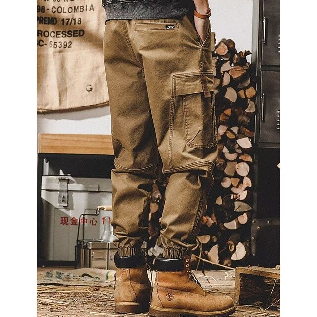 Cotton cargo trousers main image 1