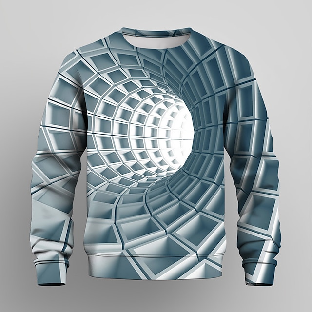  Garçon 3D Graphic Sweatshirt Pullover manche longue 3D effet Automne Hiver Mode Vêtement de rue Frais Polyester Enfants 3-12 ans Col Ras du Cou Extérieur Casual du quotidien Standard