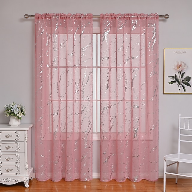  perdele transparente fereastră roz perdele bucătărie fermă pentru sufragerie dormitor garnitură/ochiuri decor echilibru intimitate& lumina 1 panou