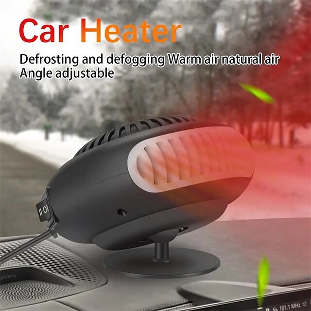  riscaldatore per auto 2 in 1 sbrinatore per parabrezza per auto calefaccin sbrinatore rapido sbrinatore automatico accessori interni 12v/24v
