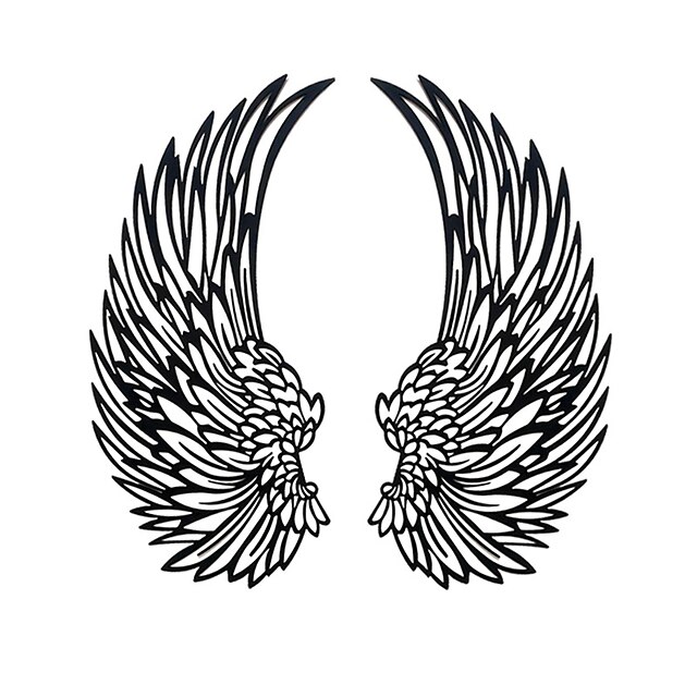 1 Pair Metal Angel Wings Wall Decor, Angel Wings Metal Wall Art Decor ...