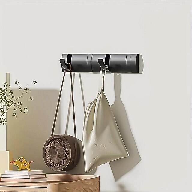 Folding Wall Hanger Hook, Multi-Purpose Hooks Bathroom Coat Towel ...