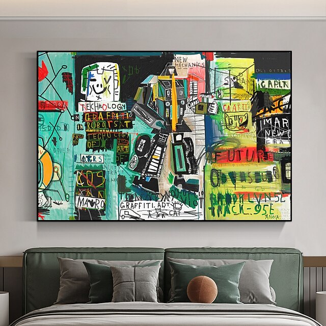 Graffiti art Modern art canvas Street art Contemporary Handpainted