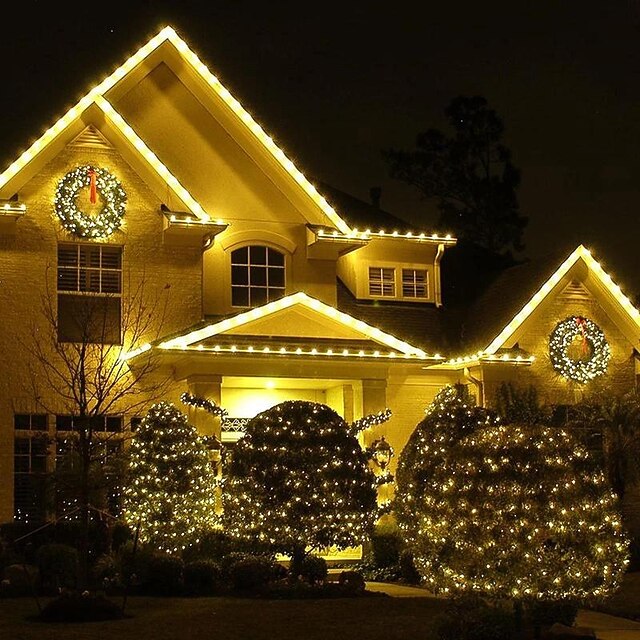 Waterproof LED Rope String Lights Outdoor Solar Rope Lights Outdoor