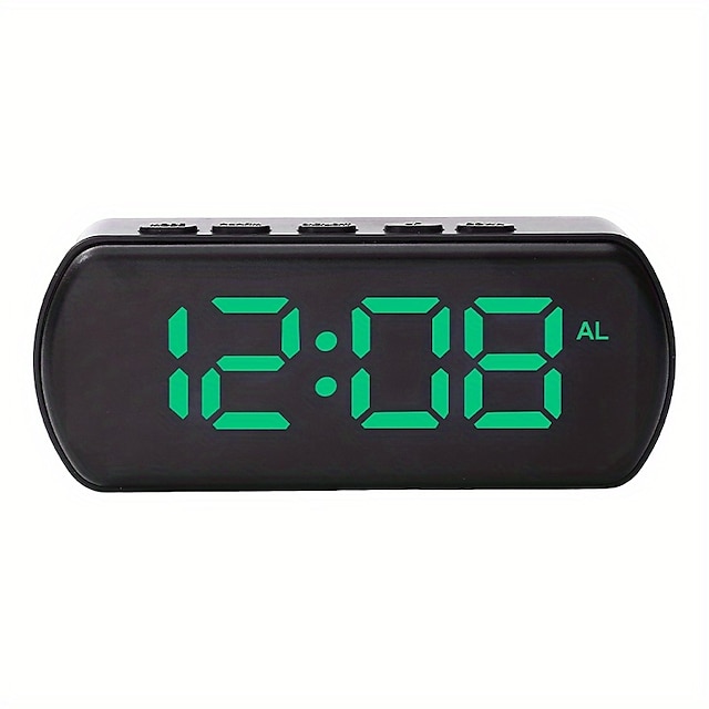 LITBest Despertador inteligente Full-screen Clock Ajustável Plástico e metal Verde