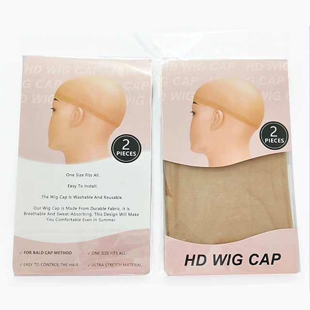  2 stk/pose hd hår net paryk liner billige paryk caps til fremstilling af parykker spandex net elastisk høj kvalitet paryk cap