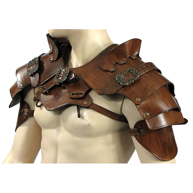Retro Vintage Medieval Renaissance Armor Shoulder Armor Chest Guard ...